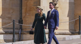 Princezná Beatrice a jej manžel Edoardo Mapelli Mozzi