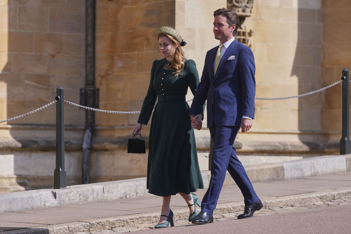 Princezná Beatrice a jej manžel Edoardo Mapelli...