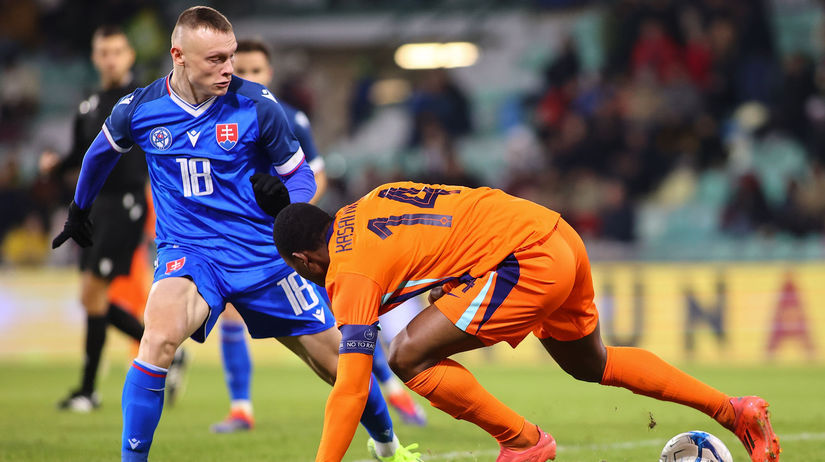 SR futbal Holandsko 21 príprava Marcelli