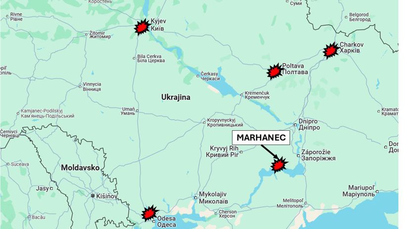 Ukrajina - ruské útoky 23. apríla 2025