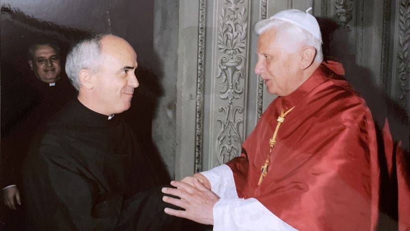 Augustinián Pavol Benedik a pápež Benedikt XVI.