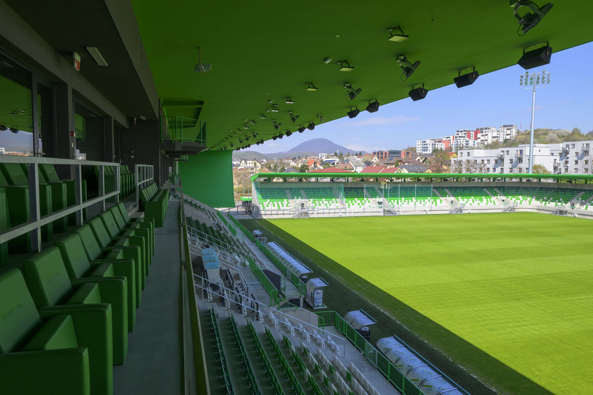Futbal Tatran Aréna v Prešove.