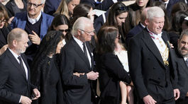 Švédsky kráľ Carl XVI Gustaf a jeho manželka - kráľovná Silvia