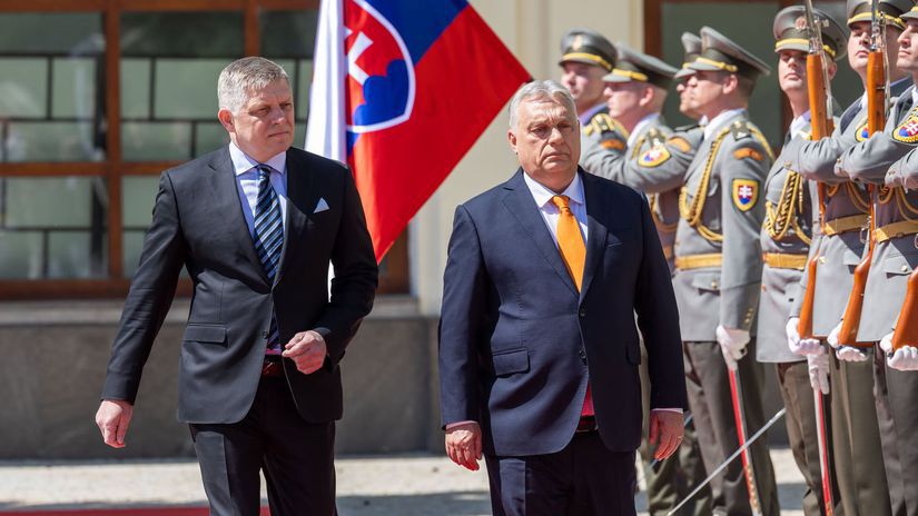 Premiér Robert Fico a maďarský predseda vlády...