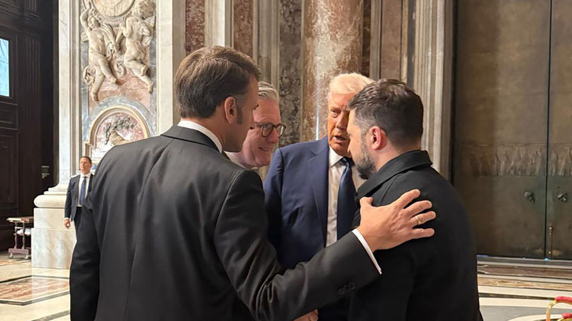 Zelenskyj, Trump, Macron, Starmer