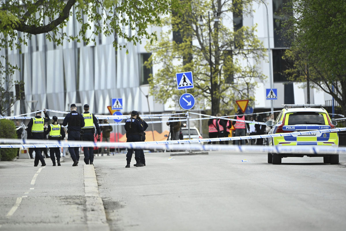 švédsko, uppsala, polícia, streľba