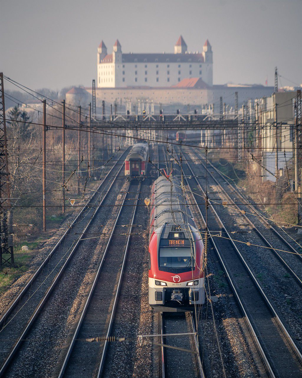 Vlak STADLER KISS Železničnej spoločnosti...