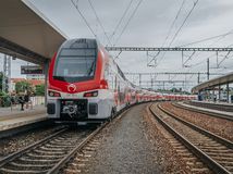 Vlak STADLER KISS Zeleznicnej spolocnosti Slovensko