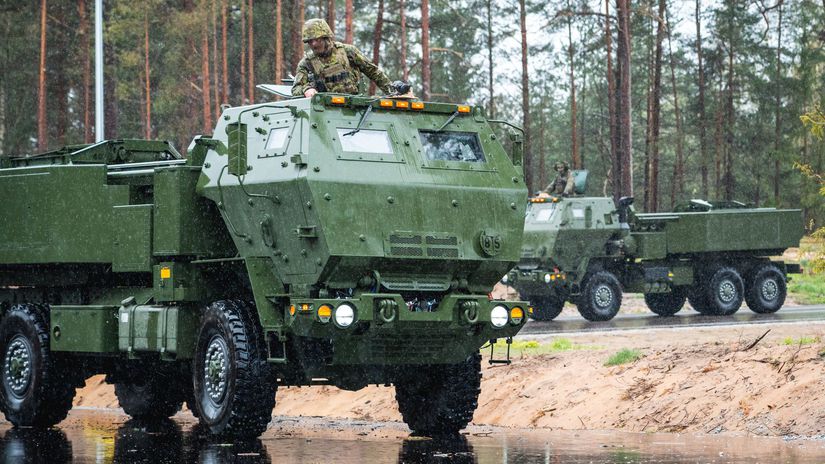 Raketové systémy HIMARS v Estónsku