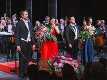 Elegantná Anna Netrebko na koncerte v SND...