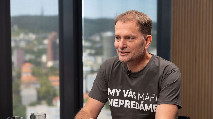 Expremiér a šéf hnutia Slovensko Igor Matovič.