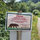 SR Ružomberok cyklotrasa ŠOP medveď upozornenie ZAX
