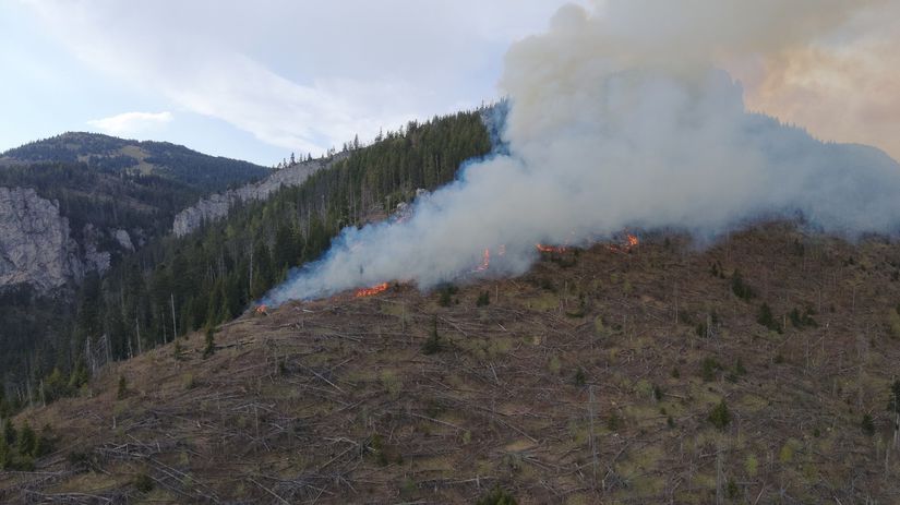 bobrovecka dolina, požiar