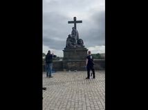 socha, karlov most