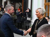 Oľga Luptáková / Peter Pellegrini /