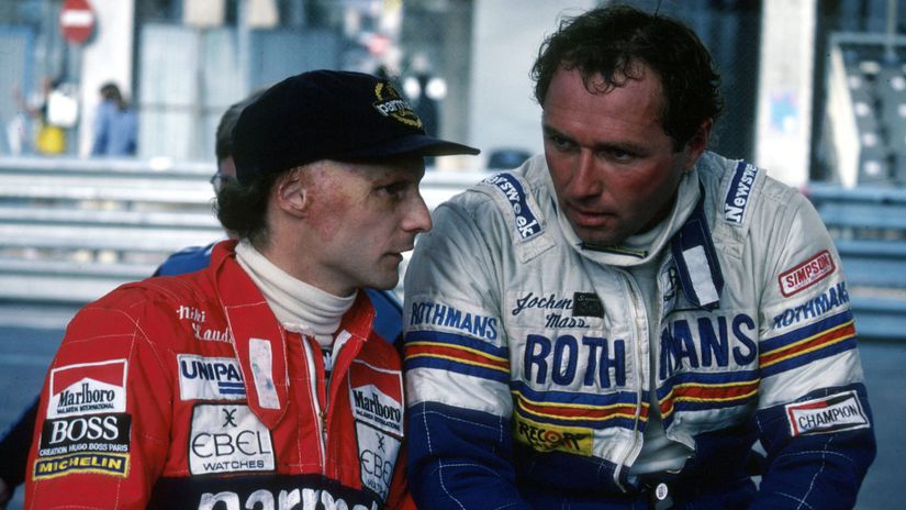 Jochen Mass, Niki Lauda