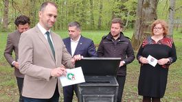 časová schránka, Coburgovský park, Pohorelská Maša