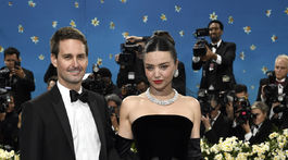 Evan Spiegel a jeho manželka - modelka a podnikateľka Miranda Kerr 