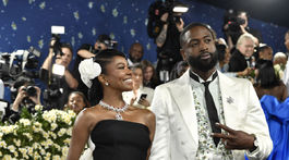 Herečka Gabrielle Union a jej manžel Dwyane Wade na akcii MET Gala. 