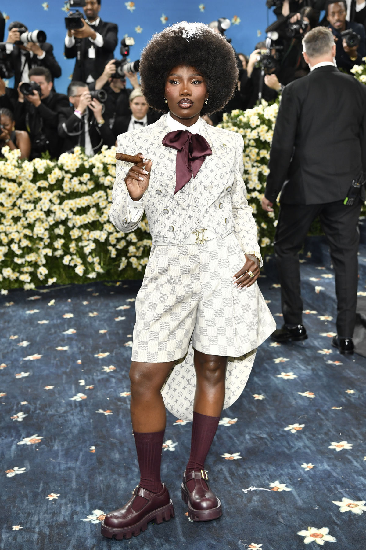 Raperka Doechii v modeli z dielne Louis Vuitton.
