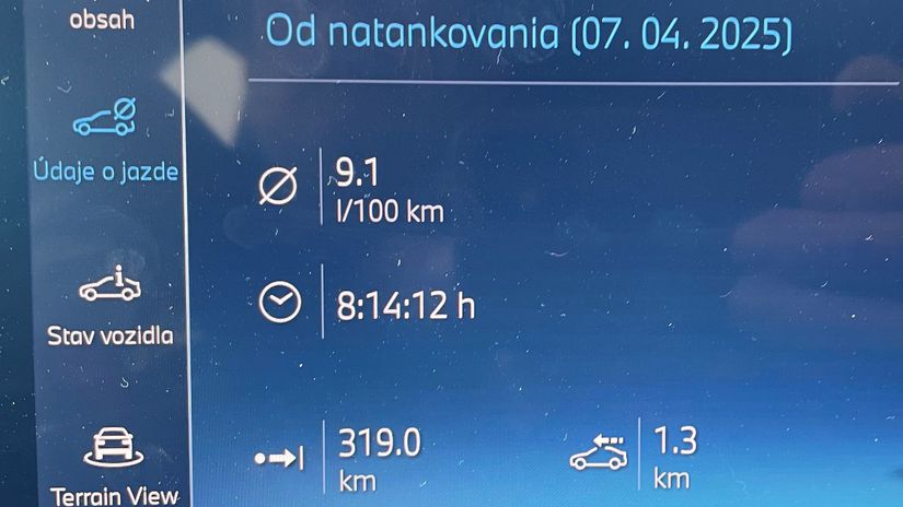 Počas týždňového testu sme dosiahli priemernú...