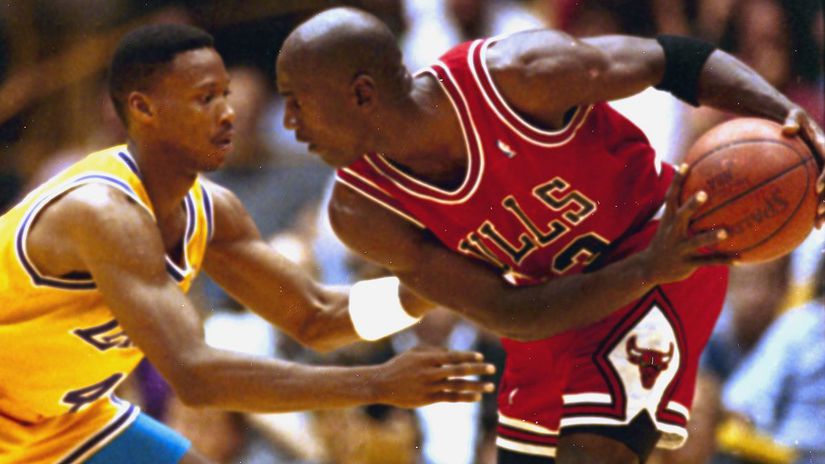 Byron Scott, Michael Jordan