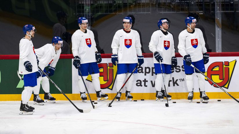 SR, Hokej, MS 2025, tréning