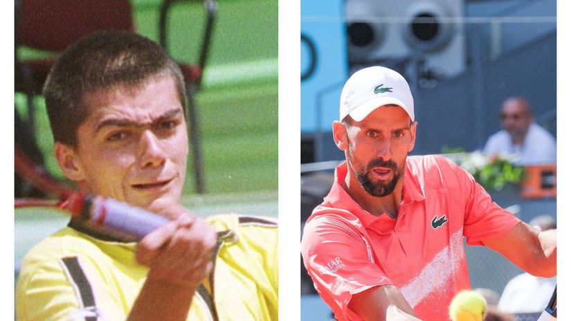 Nikola Gnjatovič a Novak Djokovič