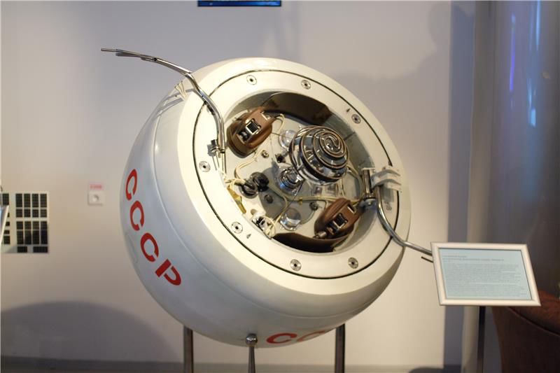 Model Venera-4 v moskovskom múzeu Kozmonautiky...