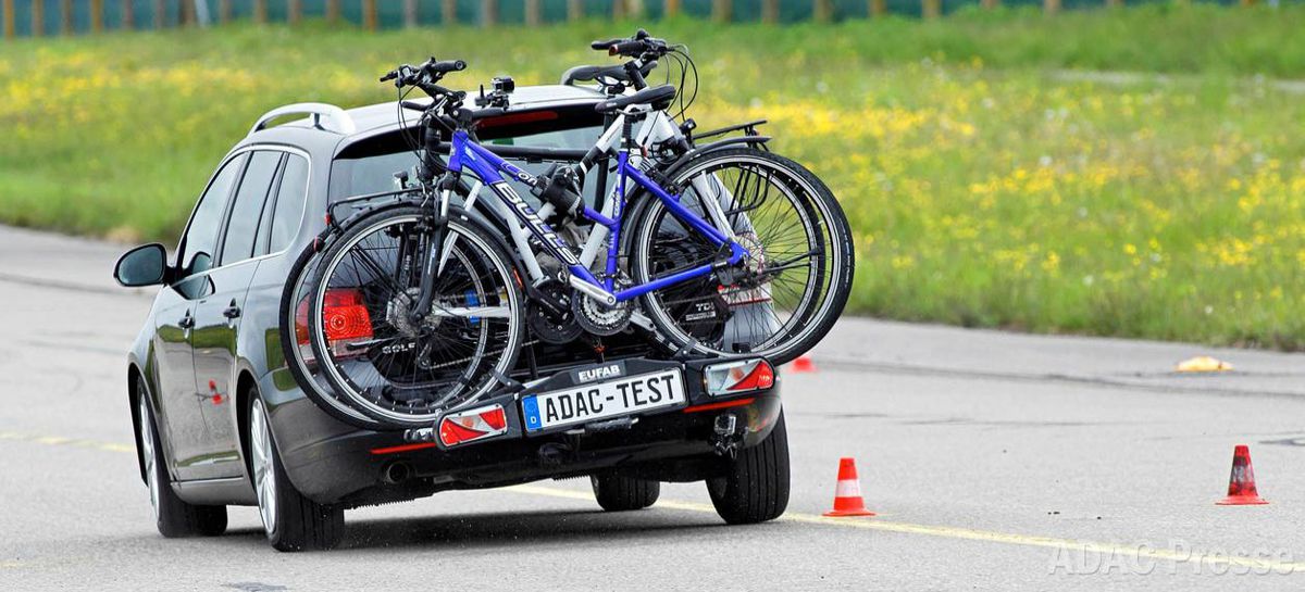 ADAC - test nosicov bicyklov