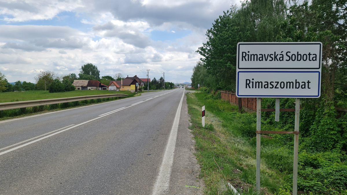 Posunuté tabule začiatku mesta Rimavská Sobota