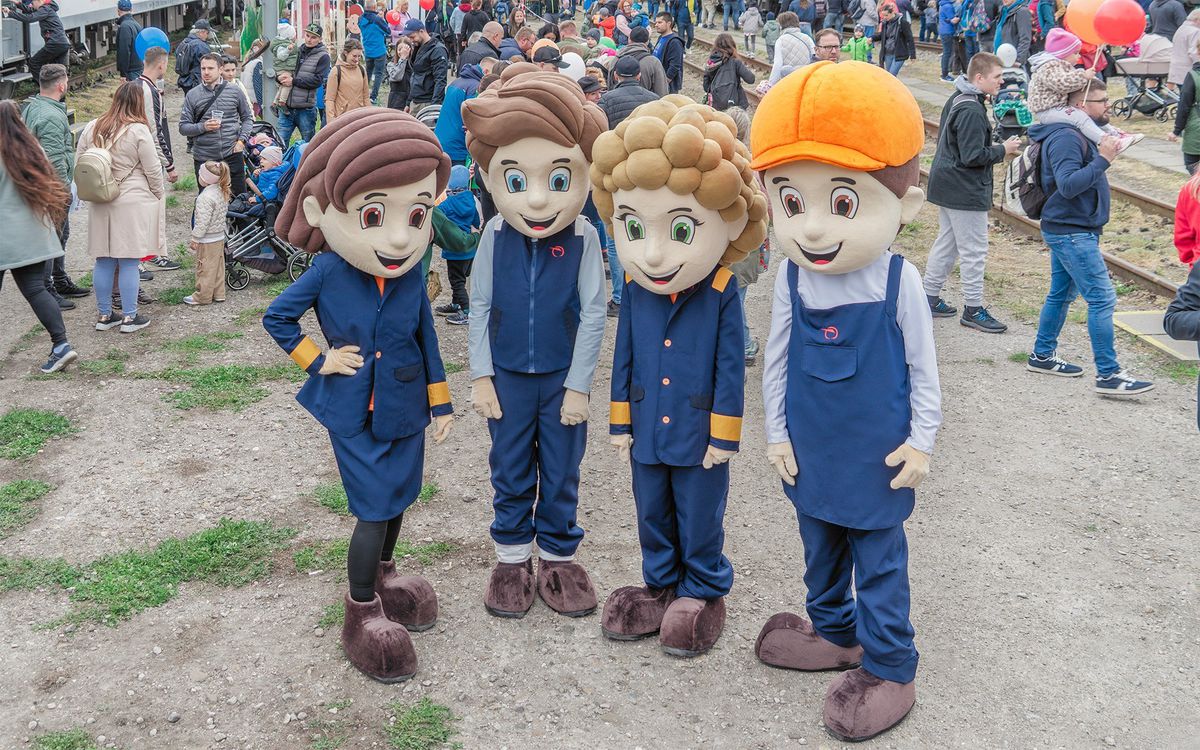 Vlaková patrola ZSSK na Rušňoparáde 2025.