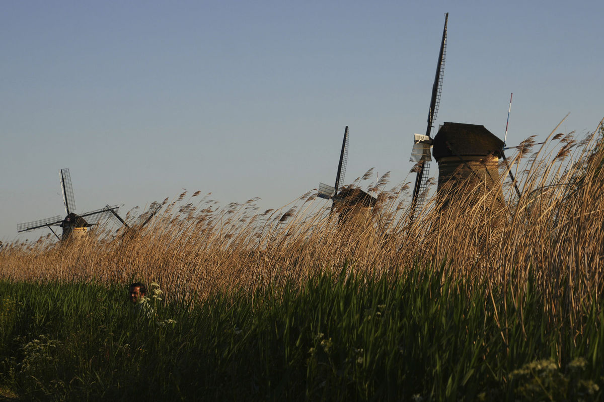Veterné mlyny, Kinderdijk, Holandsko