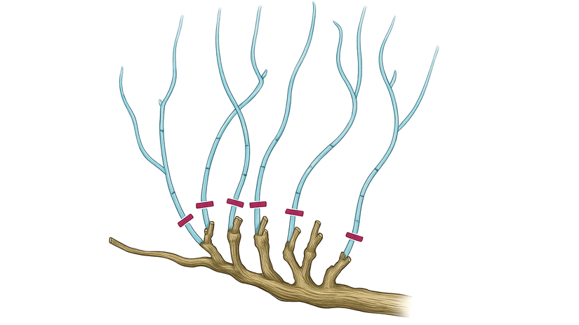 Zimný udržiavací rez vistérie: z minuloročných...