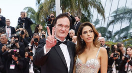 Režisér Quentin Tarantino a jeho manželka Daniella Pick.