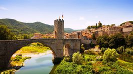 Besalu, Girona, Španielsko, Katalánsko