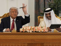 Donald Trump, Katar, šejk Tamim bin Hamad Al Thani
