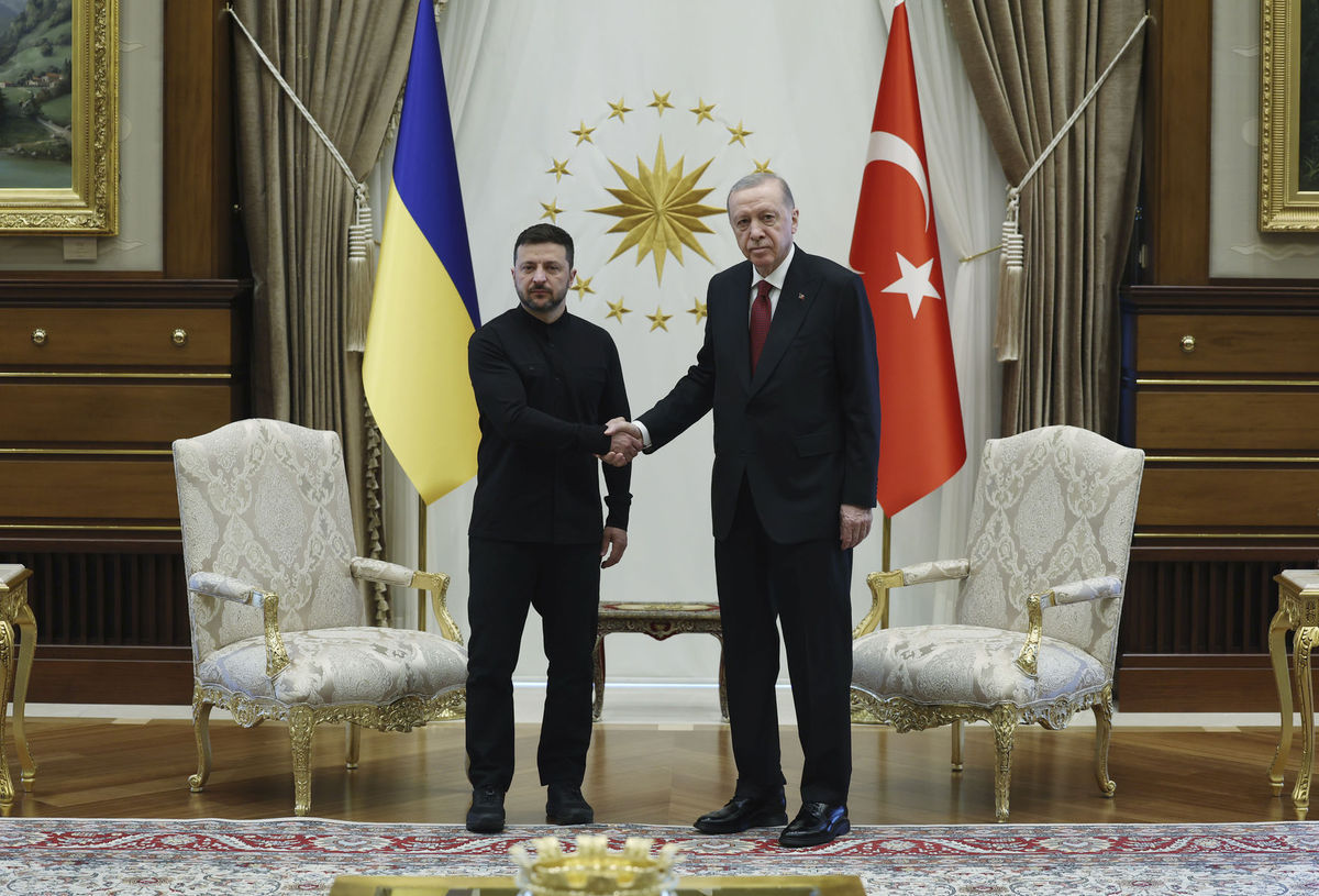 Turecký prezident Recep Tayyip Erdogan si...