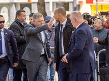 Handlová, vláda, fico, príchod