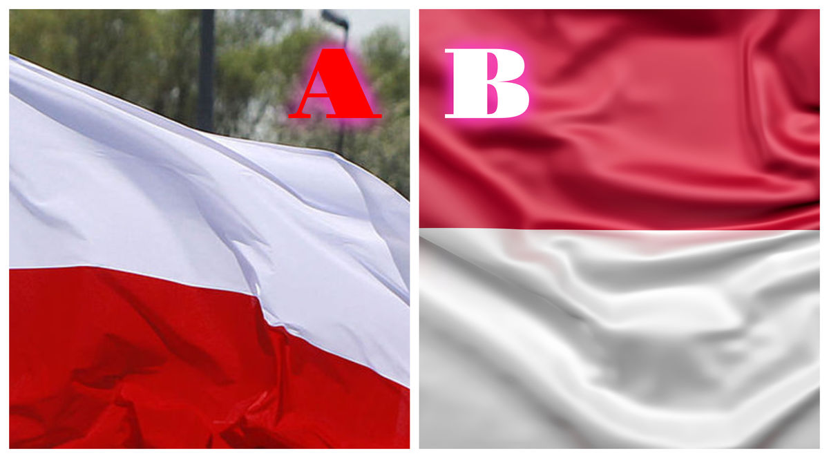 koláž, Poľsko, Indonézia