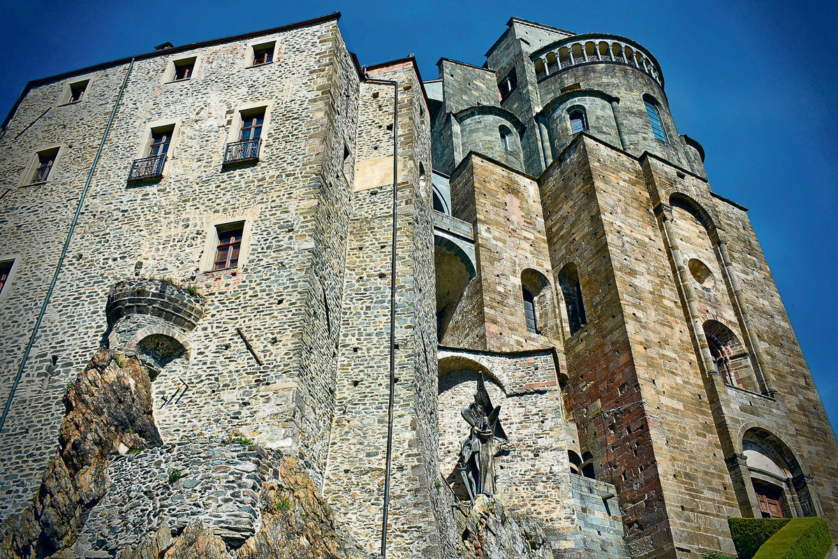 Kláštorný komplex Sacra San Michele, ktorý...