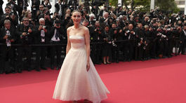 Herečka Rooney Mara v kreácii Givenchy Haute Couture na premiére filmu Eddington.