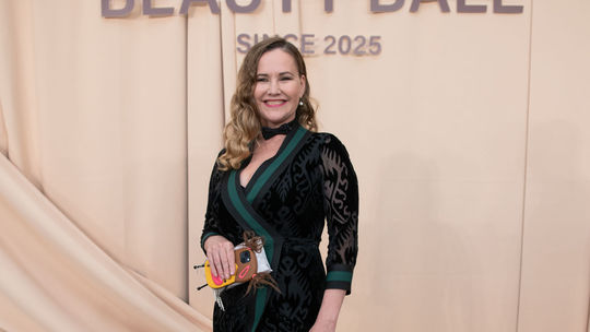 Herečka Zuzana Haasová. 