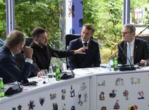 vojna na Ukrajine, Zelenskyj, Starmer, Macron, Tusk