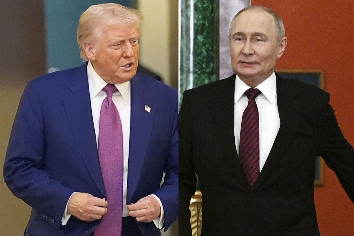 Donald Trump a Vladimir Putin