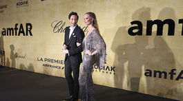 Adrien Brody a jeho partnerka Georgina Chapman