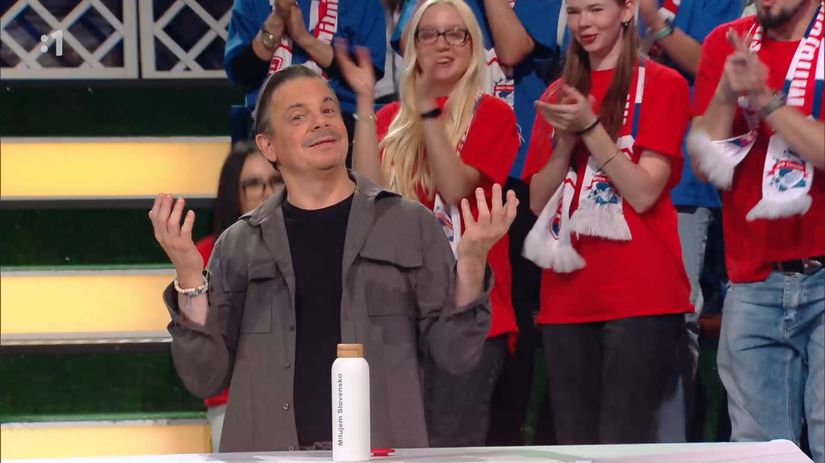 Humorista Dano Dangl v šou Milujem Slovensko. 