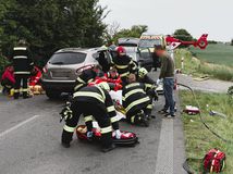 Vrtuľník / Nehoda / Hasiči /