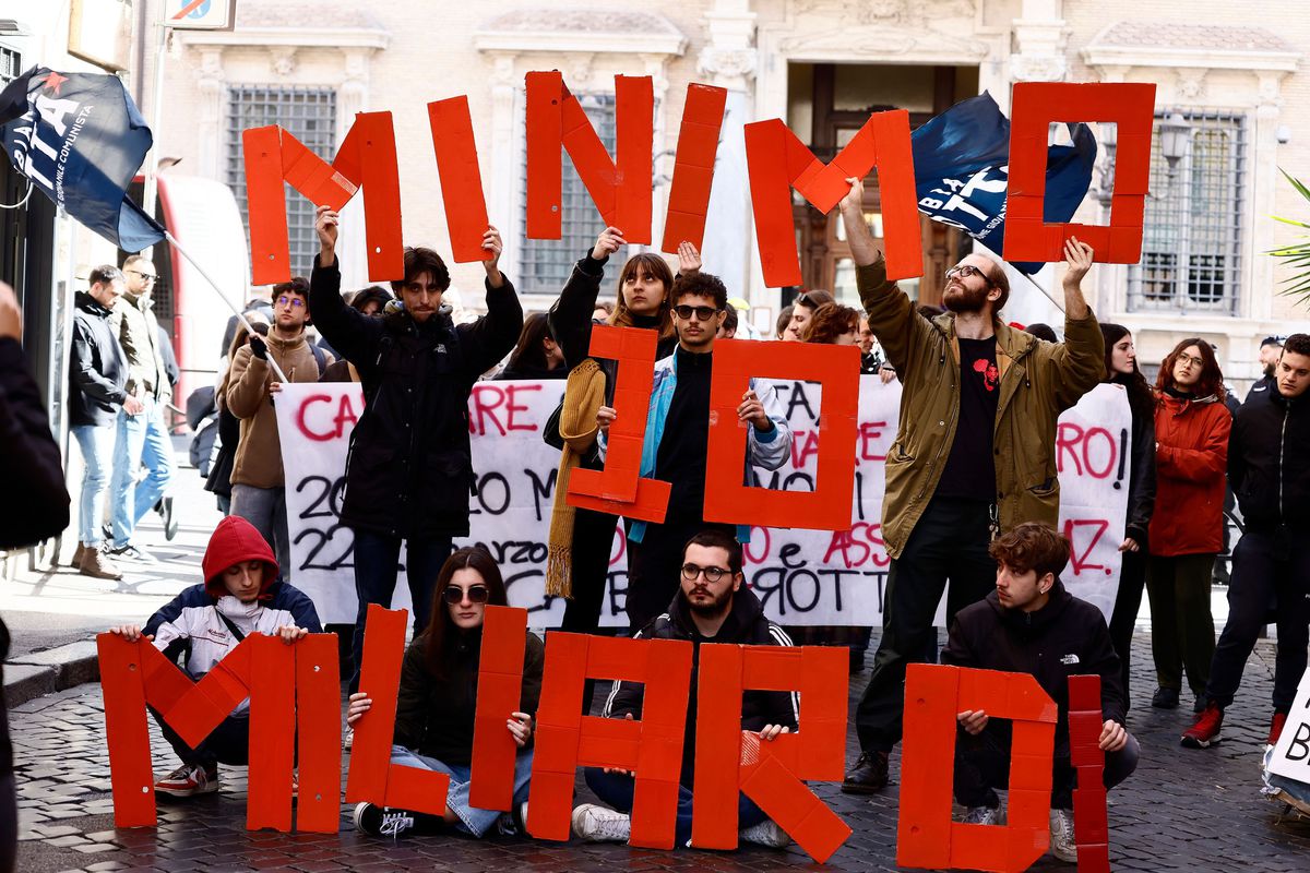 Taliansko, Taliani, talianski študenti, protest