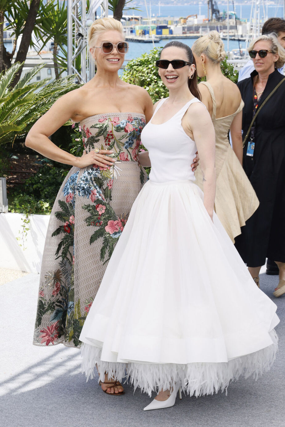Hannah Waddingham (vľavo) a Hayley Atwell 
